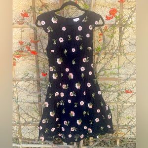 Black w Roses Dress